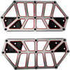 Kodlin USA #K73253-RL - NXL Floorboards - Black w/ Red Accent