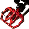 Thrashin Supply CO. #TSC-2031-2-D - Mini Aggressor Floorboards - Red - Rear