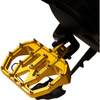 Thrashin Supply CO. #TSC-2031-5-D - Mini Aggressor Floorboards - Gold - Rear