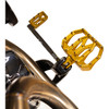 Thrashin Supply CO. #TSC-2031-5-D - Mini Aggressor Floorboards - Gold - Rear