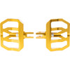 Thrashin Supply CO. #TSC-2031-5-SF - Mini Aggressor Floorboards - Gold - Front