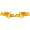 Thrashin Supply CO. #TSC-2031-5-SF - Mini Aggressor Floorboards - Gold - Front