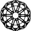 SBS #7143E-B - Design "D" 10-Spoke Brake Rotor