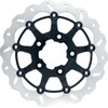 Gbrakes #GBDU011 - Wave® Brake Rotor - Front - 13" - Narrow Band - Machined Black