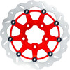 Gbrakes #GBDU035 - Wave® Brake Rotor - Front - 13" - Narrow Band - Red