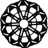 SBS Designed BY Kodlin #7146E-B - Brake Rotor - Black - Front