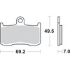 SBS #782HS - HS Brake Pads