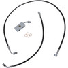 LA Choppers #LA-8152B16B - Brake Line - 15" - 17" Ape Hanger Handlebars - Black