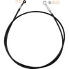 FAT Baggers INC. #100066-B - EZ Install Brake Line - 66" - Black Braid