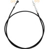 FAT Baggers INC. #120062-B - EZ Install Brake Line - 62" - Black Braid