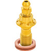 Arlen Ness #300-823 - Banjo Bolt with Bleeder - 10mm - Gold