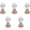 Arlen Ness #300-854 - Banjo Bolt 5-Pack - 3/8"-24 - Polished