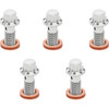 Arlen Ness #300-857 - Banjo Bolt 5-Pack - M10x1.0 - Polished