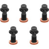 Arlen Ness #300-858 - Banjo Bolt 5-Pack - M10x1.0 - Black