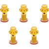 Arlen Ness #300-859 - Banjo Bolt 5-Pack - M10x1.0 - Gold