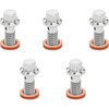 Arlen Ness #300-860 - Banjo Bolt 5-Pack - M10x1.25 - Polished