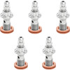 Arlen Ness #300-866 - Banjo Bolt 5-Pack - 10mm - Polished