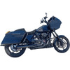 Bassani Xhaust #1F98B - 2-into-1 Mid-Length Super Bike Exhaust System - 4" Muffler - M8 Touring