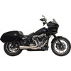 Bassani Xhaust #1S79SS - 2-into-1 Ripper Exhaust System with Megaphone Muffler - Short - Stainless - M8 Softail