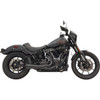 Bassani Xhaust #1S75E - 2-into-1 Ripper Exhaust System with Megaphone Muffler - Short - Chrome - 49-State - M8 Softail