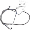 Drag Specialties - Brake Line - +2" - Stainless Steel