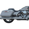 S&S Cycle #550-1168 - 2-into-1 GNX Exhaust System - Race Only - Chrome - Touring