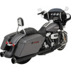 Khrome Werks #200810A-SR - 2-into-1-into-2 Dominator-SR Exhaust System - Black - Without End Caps - M8 Touring