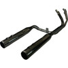 Khrome Werks #201830-SR - 2-into-1-into-2 Dominator-SR Exhaust System - Eclipse - Without End Caps - Twin Cam Touring