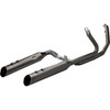 Khrome Werks #201830-SR - 2-into-1-into-2 Dominator-SR Exhaust System - Eclipse - Without End Caps - Twin Cam Touring