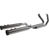 Khrome Werks #201830-SR - 2-into-1-into-2 Dominator-SR Exhaust System - Eclipse - Without End Caps - Twin Cam Touring