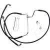 Drag Specialties - Brake Line - Front - Black - +2"