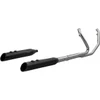 Khrome Werks #200104-SR - 2-into-2 Icon-SR Exhaust System - Eclipse - Without End Caps - M8 Touring