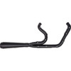 Trask #TM-5000BKBK - 2-into-1 Assault Exhaust System - Full Black on Black