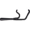 Trask #TM-5010BKBK - 2-into-1 Assault Exhaust System - Full Black on Black