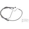 Drag Specialties - Brake Line - +6" - Stainless Steel