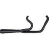 Trask #TM-5011BKBK - 2-into-1 Assault Exhaust System - Full Black on Black