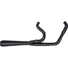 Trask #TM-5020BKBK - 2-into-1 Assault Exhaust System - Full Black on Black