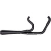 Trask #TM-5030BKBK - 2-into-1 Assault Exhaust System - Full Black on Black
