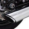 Vance & Hines #16750 - Twin Slash Slip-On Muffler - Chrome - Softail