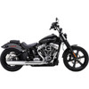 Vance & Hines #16750 - Twin Slash Slip-On Muffler - Chrome - Softail