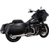 Vance & Hines #27347 - 2-into-1 Gaslighter Exhaust System - M8 Touring - Brushed