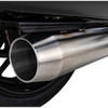Vance & Hines #27347 - 2-into-1 Gaslighter Exhaust System - M8 Touring - Brushed