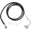 Drag Specialties - Brake Line - Front (Upper) - Black - +4" with ABS