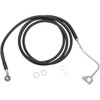 Drag Specialties - Brake Line - Front (Upper) - Black - +6" with ABS