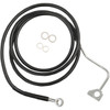 Drag Specialties - Brake Line - Front (Upper) - Black - +8" with ABS