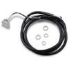Drag Specialties - Brake Line - Front (Upper) - Black - +10" with ABS