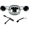 Custom Dynamics #TL-TS-BASE-ST-C - Taillight Baseplate - Chrome - '22-'25 FXRST/FXLRS