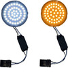 Custom Dynamics #GEN-4-AW-25ST - Genesis® 4 Front Turn Signals - Amber/White