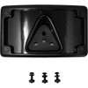 Kodlin USA #KUS20352 - 3-Hole License Plate Mount - Curved - Black