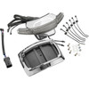Ciro #46453 - Latitude Taillight License Plate Mount - Smoke Lens - Chrome - Indian